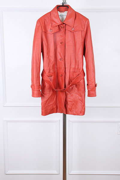 쇼핑몰이름]Balmain Paris -Leather Coat-